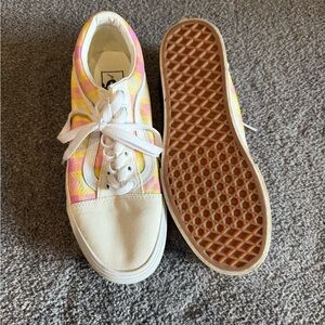 Vans Women's Sneakers - Pink and Yellow